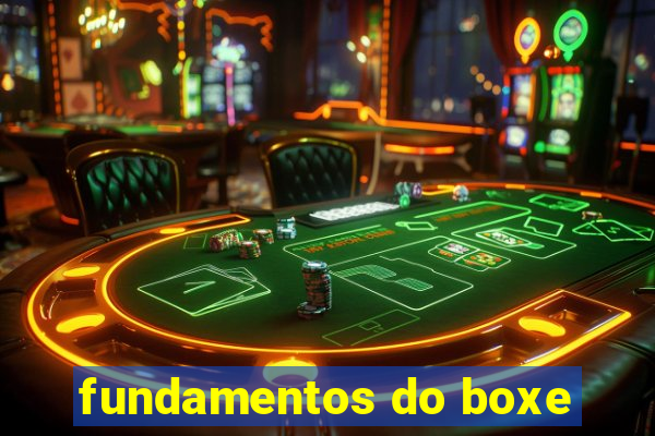 fundamentos do boxe